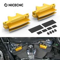 For M8 Engine Finned Spark Plug Covers for Harley Road King/Special Street Glide FLHX FLHXS Road Glide FLTRX FLTRXS FLHTK FLHTKL
