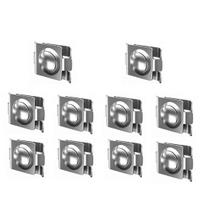 10Pcs Double Rod Fence Fence Longitudinal Corner Connectors Stainless Steel Connectors Wire Panel