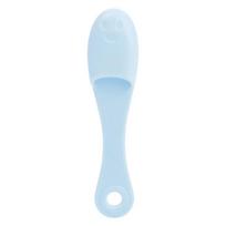 1pc Silicone Nose & Blackhead Cleaning Brush - Soft Bristle Facial Cleansing Brush for Pore Care,Gentle Exfoliating Massage Tool mėlyna