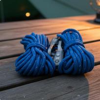 Paracord Tensioner Portable Cord Tightener Easy to Use Carabiner Rope Clamp for Camping, Hiking,