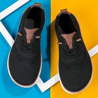 Unisex plati nosis batai Minkšti vyriški platūs laisvalaikio batai Itin lengvi Didelis dydis 39-48 Basakojų batai Minimalistiniai vyriški plokščiapadžiai batai 39 black
