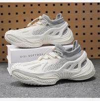 Cowboy Boots for Men Black Mesh Socks Athletic Shoes Breathable Elastic Lace Up Slip on Running Training Shoes Casual Streetwear 39