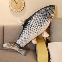 High-Quality 3D High-Quality Simulated High-Quality Grass High-Quality Carp High-Quality Plush High-Quality Pillow High-Quality Realistic 40cm pilka