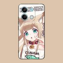 Anime Kinako Hara Mobile Phone Case for POCO M7 M6 M5 M4 M3 X7 X6 X5 X4 X3 Pro GT 5G Colorful Printing Cover Cover Luxury Pretty Poco M7
