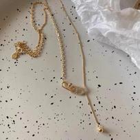 Minimalist Gold-Plated Pig Nose Necklace for Women - Trendy Korean Style Clavicle Chain
