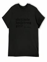 Jane Austen - Obstinate Headstrong Girl T-Shirt Football T Shirt Tees Custom T-Shirts Luxury T-Shirt T-Shirt unisex S įvairiaspalvis
