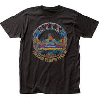 Styx Paradise Theater Tour Unisex T-shirt Music Classic Concert Rock Band Black Graphic Tee L
