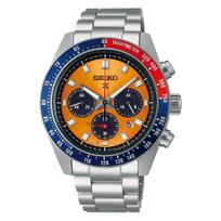 SEIKO Prospex Speedtimer Vyriškas saulės energija maitinamas chronografo laikrodis Modelis SBDL117 Ryškiai geltonas ciferblatas Takimetras orange
