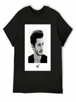 Pierre Niney French Actor Portraits T-Shirt Topping T-Shirts Oversize Luxury Man Luxury Clothes unisex S įvairiaspalvis