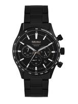 Seiko SEIKO Chronograph Overseas Watch, Model, Black, SSB415P1, Men's [Used] juoda
