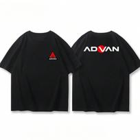 Japanese Advan Car Modified Wheel Graphic T-Shirt unisex's Clothes Sweat Absorbent Breathable unisex's And Wounisex's Motorcycle T-Shirts S įvairiaspalvis