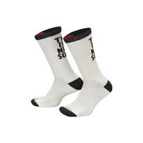 Nike Everyday Plus Cushioned Crew Socks 'Sail Black' Unisex FB3272-635 L