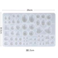 Crystal Silicone Pendant Jewelry Mold Resin Epoxy Casting Mould Craft Tool A