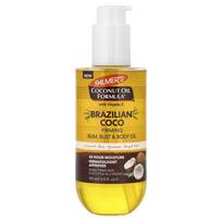Palmer's Kokosų aliejaus formulė®, vitaminas E, Stangrinantis, Krūtų ir kūno aliejus, su Brazilijos kokosu, 6,5 fl oz (192 ml)