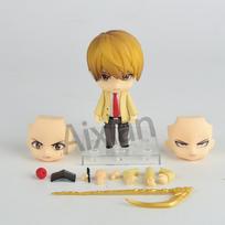 Aixlan#1160#1200 DEATH NOTE Figure Yagami Light Cute Edition 10CM L·Lawliet PVC Action Model Amine Toygift Collectible Figurine