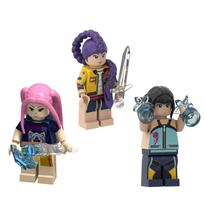 Mini Blocks Rumi Mira Zoey  Action Figure Building Blocks Toy Peripherals Desk Decoration Collection Toy Christmas Gift