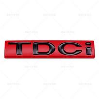 3D Metal TDCI Letters Car Rear Trunk Emblem Badge Sticker Decals For  Kuga Explorer Transit Accessories raudona juoda spalva
