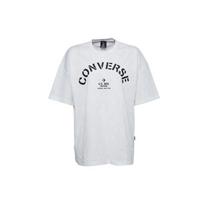 (WMNS) Converse Areca Palm Mesh Boxy T-Shirt Asia Sizing 'White Black' Women's 10008467-A04 M