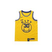 Nike NBA Golden State Warriors Nike Hardwood Classics Curry Swingman Home Jersey Yellow Men's BQ8109-729 M