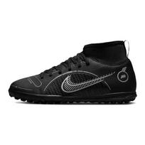 (GS) Nike Mercurial Superfly 8 Club TF 'Black Metallic Silver' Kids' DJ2900-007 EU 36