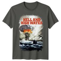 Hell and High Water (1954) Movie Poster Inspired T-Shirt Retro 80s Tee L