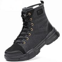 Labor Insurance Shoes For Men And Women Anti-Smashing Steel Toe Cap High-Top Work Protective Boots Insulated Shoes885 36