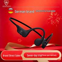 SENGIRNY Bone Conduction Bluetooth Sports Headphones Standard juoda