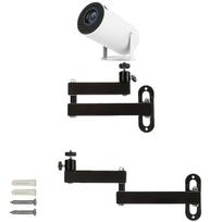 360° Rotating Projector Mount Dual-Axis Adjustable Foldable Aluminum Alloy Ceiling Wall Bracket juoda