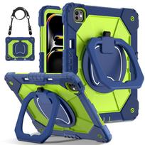 For IPad Air 11 13 2025 Pro 11 13 11th 10th Case 360 Rotating Stand Armor Case 10.2 9.7 Air 4 5 Mini 6 7 Heavy Duty Armor Cover Mini 6 7 8.3