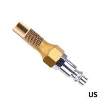 Threaded Quick Connect Air Chuck to Air Compressor Tires Inflatables Connects US Standards Sealed Inflation Tool Accessory