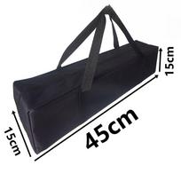 Tent Pole Storage Bag Zippered Barbecue Tool Carry Case for Outdoor Activity Garage Trunk Organizer Versatile Travel Luggage Bag