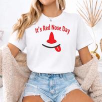 Red nose day 2026 T-shirt, Kids comic Relief Funny Shirt , Little nose day L