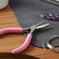 Half Round Concave Jaw Pliers Nose NonSlip Grip Mini Jewelry Making Tool for