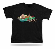 delhi the red fort qutb minar humayuns tomb lotus temple india gate t-shirt tee XL