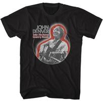 John Denver Playing Guitar Circle Music  Children's T-shirt 120