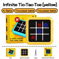 Brand new High-Quality Portable Tic-Tac-Toe High-Quality Multifunctional High-Quality Electronic High-Quality Game, High-Quality Stress High-Quality geltona