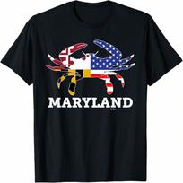 Maryland Flag Teacher Apple For Teacher National Day 2024 T-Shirt S įvairiaspalvis