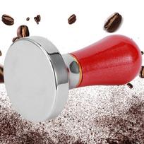 Aluminium Alloy Powder Pressed Hammer 57mm Espresso Tamper Coffee Tools Coffee Tamper  Coffee Bar raudona