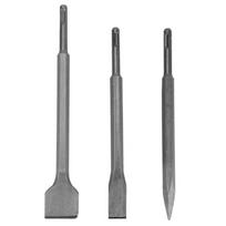 3pcs Point Chisel Hammer Chisel Bit Set Scaling Chisel Concrete Breaker  Demolition Work