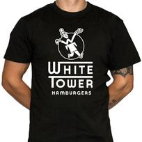 White Tower Hamburgers T-Shirt - Defunct Burger Chain - Unisex T-Shirt Graphic Tee XXXL