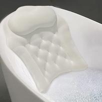 Relaxing Bath Pillow Portable Bathtub Pillow with Hook for Easy Hanging Headrest for SPA Bathroom Household Soaking Tub Bathtub balta