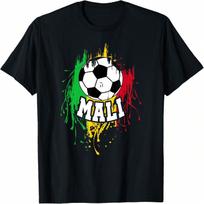 Mali Soccer Malinese Football Malian Futbol T-Shirt S įvairiaspalvis