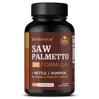 Saw Palmetto Blend Dietary Supplement, With Stinging Nettle Leaf Powder, 120 Capsules 120 Capsules