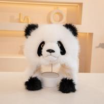 Cozy Panda Plush Hat For Kids And Adults With Extra Warmth And Stylish Design Kids 50cm juoda