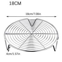 Stainless Steel Steaming Rack Pot Steaming Tray Steamer for Dumplings Eggs Grill Kitchen Tableware Stand Cooking Accessories