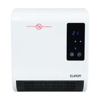Sieninis šildytuvas-ventiliatorius papildomam vonios šildymui 2000W 1000/2000W laikmatis pultas IP22 Sani-Fanheat 2000R 350081 Eurom