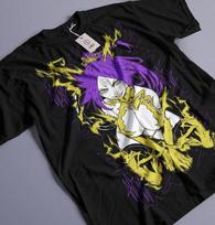 Bleach Anime Tshirt Yoruichi Shihouin T-Shirt Aizen Tee Ichigo Shirt Zaraki Nel S