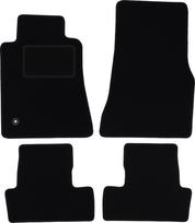 Black velour floor mats for: Ford Mustang MK5 coupe (2004-2014)