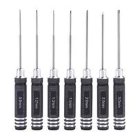 7 Pieces Mini Screwdriver with Precision Handle 0.9mm-3.0mm Hex Screwdriver Tool 1