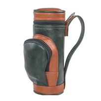 Cigar Storage Bag Outdoor Travel Portable Cigar Humidor PU Leather Case Multi-functional Golf Accessories Bag for Cigar Lovers